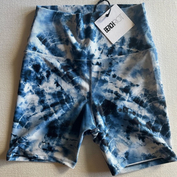 Beach Riot Tie Dye Bike Shorts Medium New With Tag - Picture 2 of 9